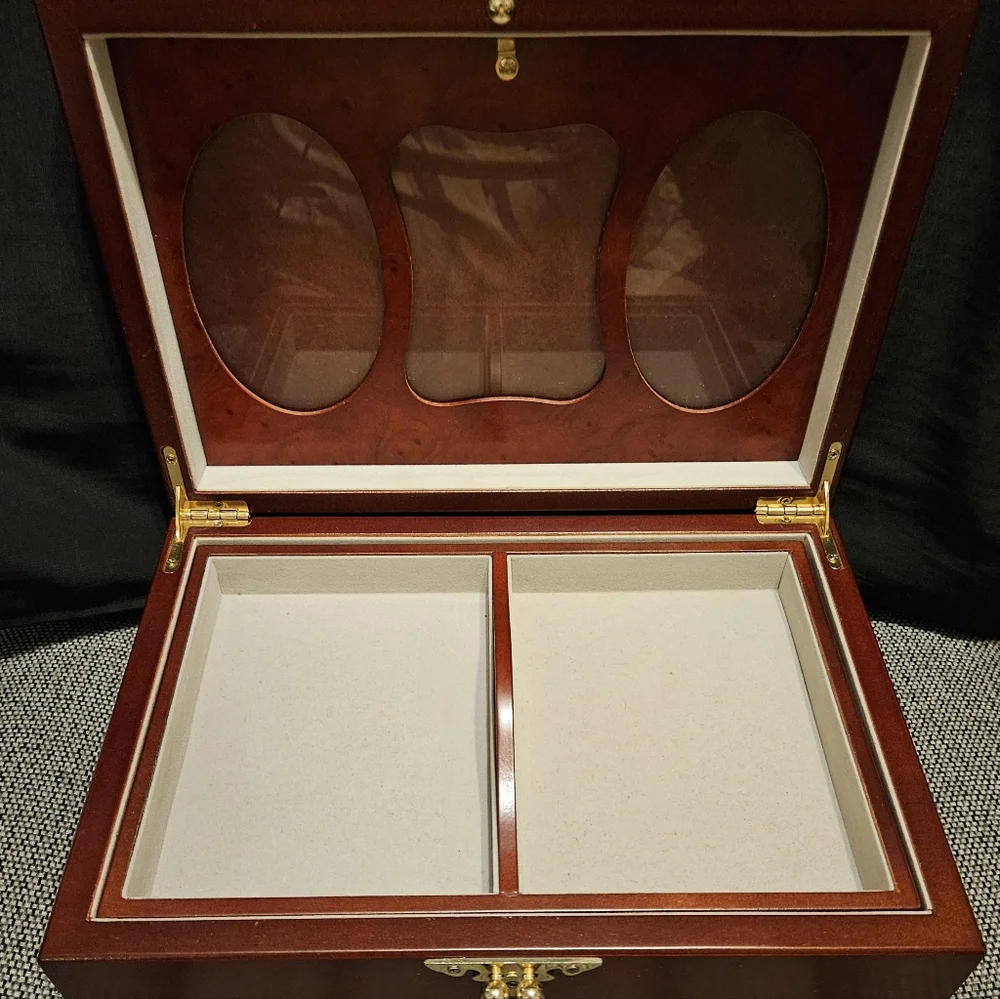 Gunther Mele Rosewood Wedding Memories Keepsake Jewelry Box